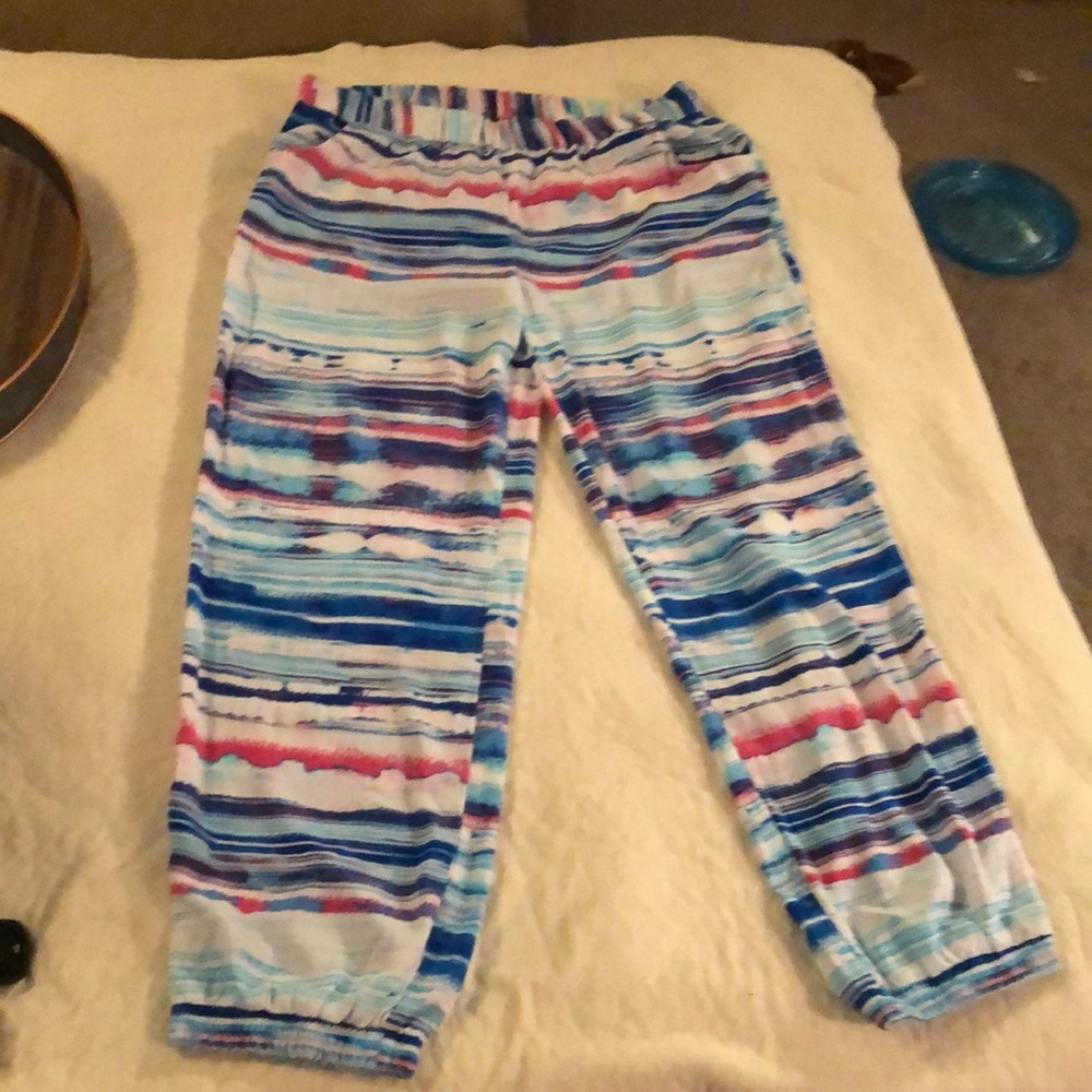 Decree silk like pants